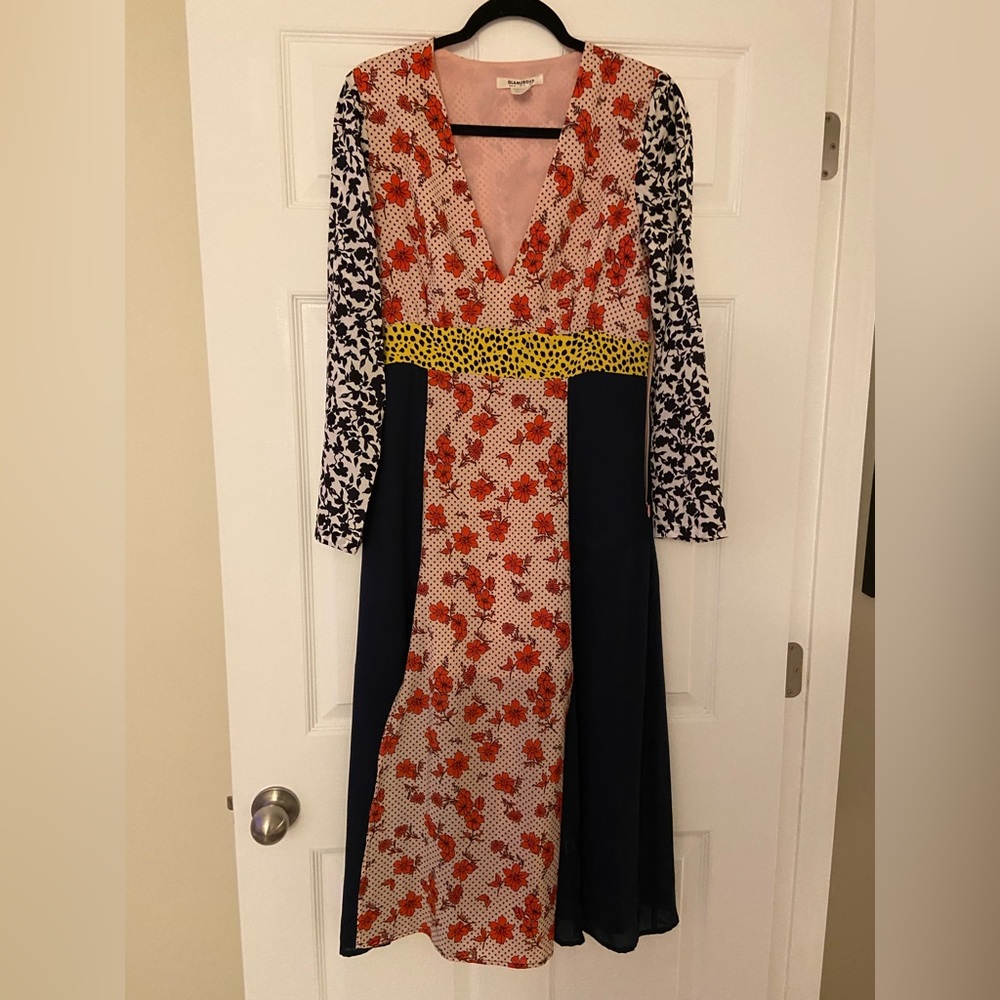 Glamorous multicolored maxi dress